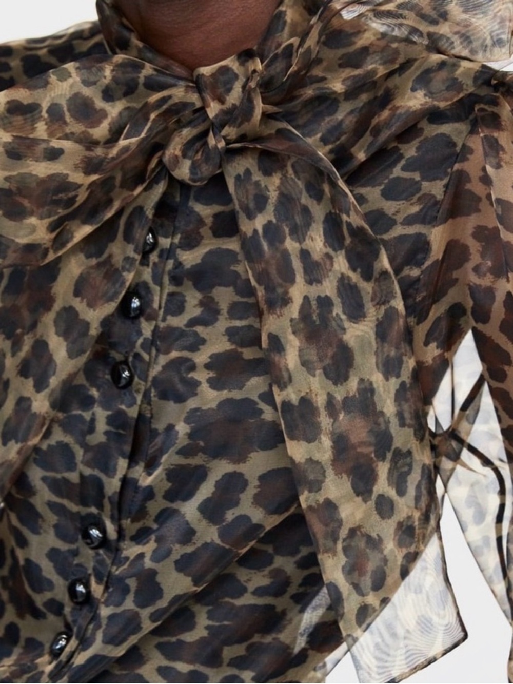 Zara tie blouse - Picture 3 of 5